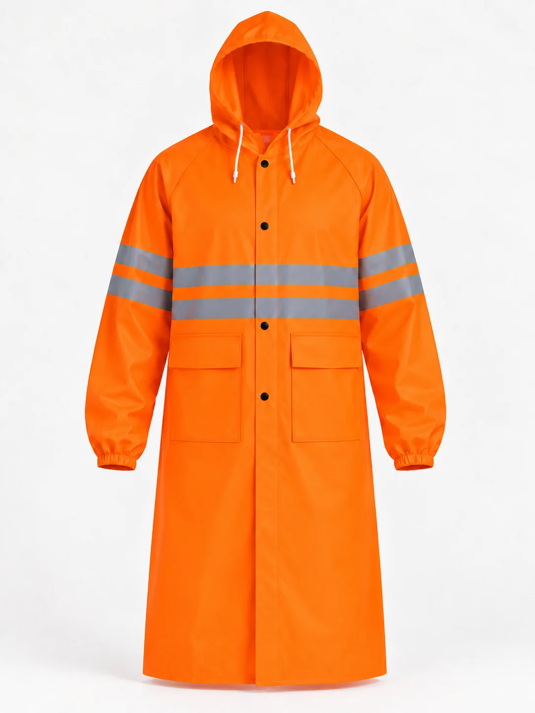 Floresan sarı T-Rain reflektörlü yağmurluk